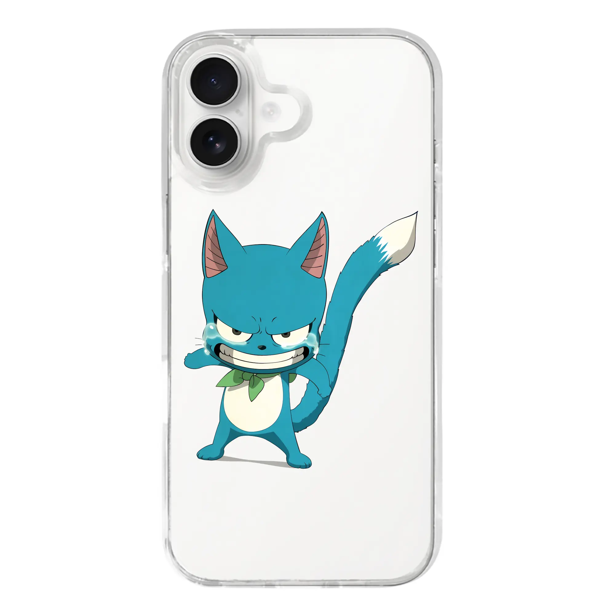 フェアリーテイル グッズ ハッピー - iPhone 17シリーズ 透明スマホケース – 薄型・耐衝撃・精密フィット保護カバー